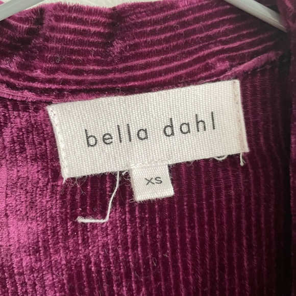 Crushed Velvet V-Neck Button Up Blouse - Picture 3 of 3